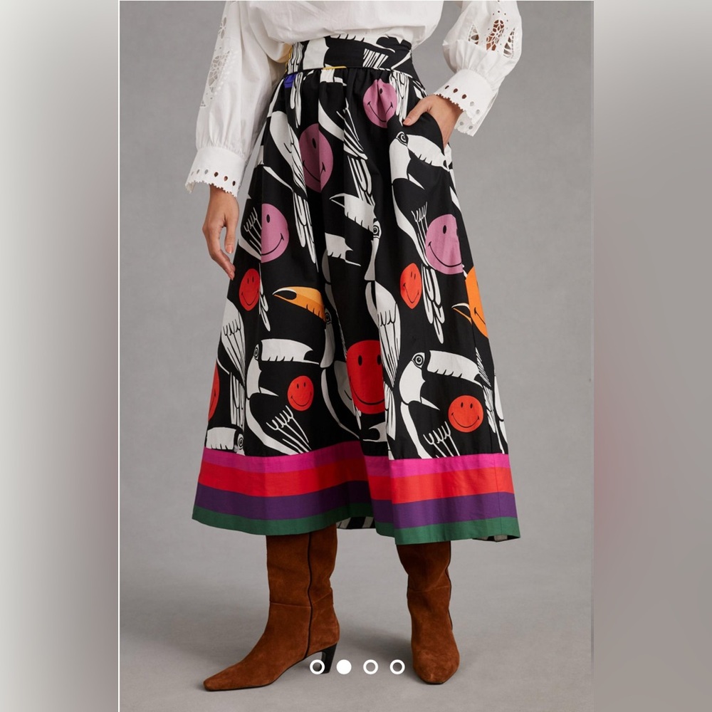 Farm Rio Smiley Skirt
